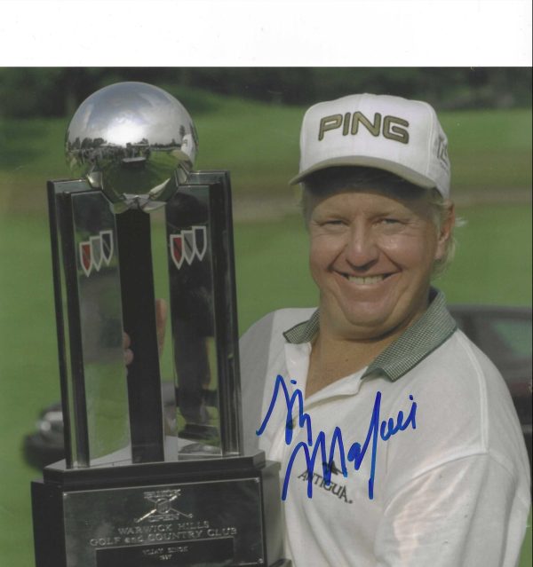 Autographed BILLY MAYFAIR 8X10 PGA Tour Golf Photo