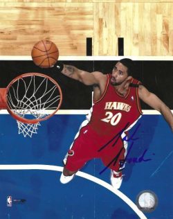 AUTOGRAPHED SALIM STOUDAMIRE 8X10 Atlanta Hawks Photo