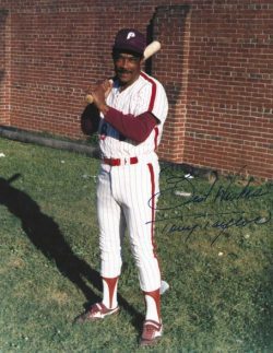 AUTOGRAPHED TONY TAYLOR 8x10 Philadelphia Phillies Photo