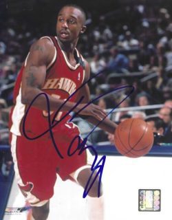 AUTOGRAPHED JASON TERRY 8X10 Atlanta Hawks photo