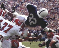 Autographed BLAIR THOMAS 8X10 Penn State Nittany Lions Photo