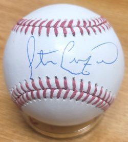 Autographed STEVE CRAWFORD Official Rawlings Major League Baseball