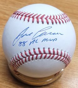 Autographed JOSE CANSECO "88 AL MVP" Rawlings Official Major League Baseball