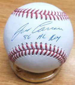 Autographed JOSE CANSECO "86 AL ROY" Rawlings Official Major League Baseball
