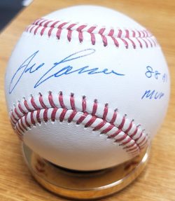 Autographed JOSE CANSECO "86 AL ROY, 88 AL MVP" Rawlings Official Major League Baseball