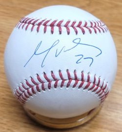 MARK VIENTOS Autographed Official Major League Baseball Beckett
