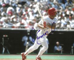 AUTOGRAPHED JIM EISENREICH 8X10 Philadelphia Phillies Photo