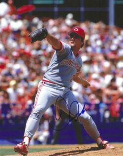 AUTOGRAPHED DANNY JACKSON 8X10 Cincinnati Reds Photo