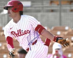 AUTOGRAPHED OTTO KEMP Philadelphia Phillies 8x10 Photo