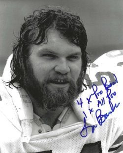 Autographed TOM BANKS "4x Pro Bowl" 8x10 St. Louis Cardinals Photo