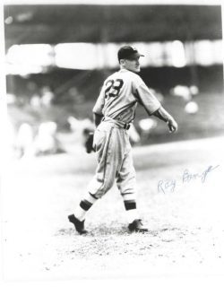 AUTOGRAPHED RAY BENGE 8x10 Brooklyn Dodgers photo
