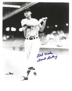 AUTOGRAPHED FRANK BOLLING 8x10 Detroit Tigers Photo