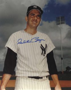 AUTOGRAPHED CLETE BOYER 8x10 New York Yankees Photo