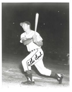 AUTOGRAPHED ALLIE CLARK 8X10 Cleveland Indians Photo