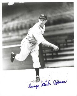 AUTOGRAPHED GEORGE "SLICK" COFFMAN 8X10 Detroit Tigers Photo
