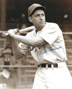 AUTOGRAPHED PETE COSCARART 8X10 Brooklyn Dodgers photo