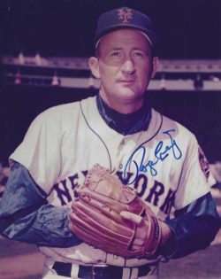 AUTOGRAPHED ROGER CRAIG 8X10 New York Mets Photo