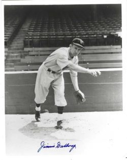 AUTOGRAPHED JIMMIE DESHONG 8X10 Washington Senators Photo