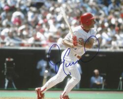 AUTOGRAPHED JIM EISENREICH 8X10 Philadelphia Phillies Photo