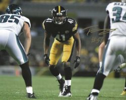 Autographed TRAVIS FEENEY Pittsburgh Steelers 8x10 Photo