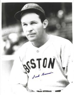 AUTOGRAPHED FORD GARRISON 8X10 Boston Red Sox photo