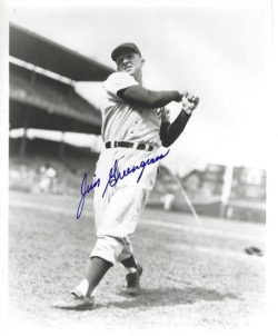 AUTOGRAPHED JIM GREENGRASS 8X10 Cincinnati Reds Photo