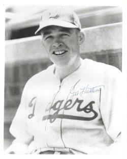 AUTOGRAPHED JOE HATTEN 8x10 Brooklyn Dodgers photo