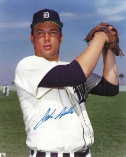 AUTOGRAPHED JOHN HILLER 8x10 Detroit Tigers Photo