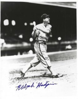 AUTOGRAPHED RALPH HODGIN 8X10 Chicago White Sox Photo
