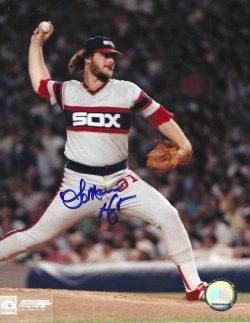 AUTOGRAPHED LAMARR HOYT 8X10 Chicago White Sox Photo