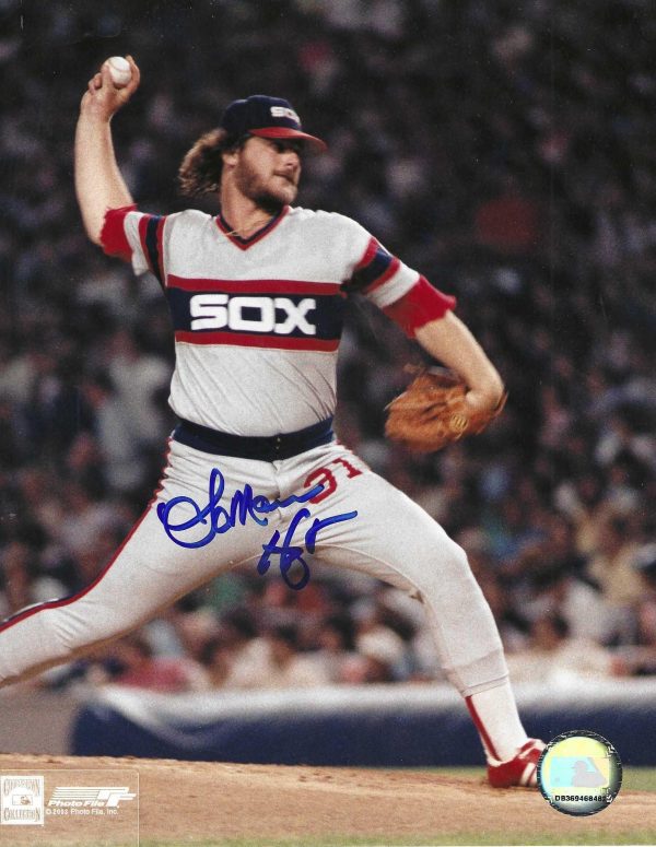 AUTOGRAPHED LAMARR HOYT 8X10 Chicago White Sox Photo