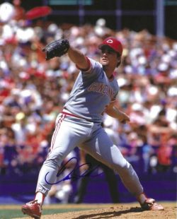 AUTOGRAPHED DANNY JACKSON 8X10 Cincinnati Reds Photo