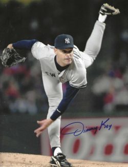 AUTOGRAPHED JIMMY KEY 8x10 New York Yankees Photo