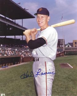 AUTOGRAPHED HAL LANIER 8X10 San Francisco Giants Photo