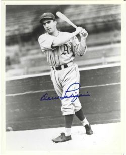 AUTOGRAPHED DARIO LODIGIANI 8x10 Philadelphia A's Photo