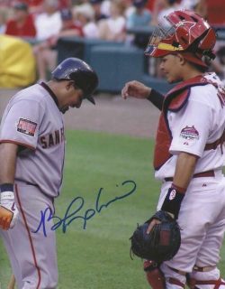 AUTOGRAPHED BENJI MOLINA 8x10  Photo San Francisco Giants