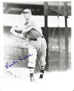 AUTOGRAPHED RANDY MOORE 8X10 Boston Braves photo
