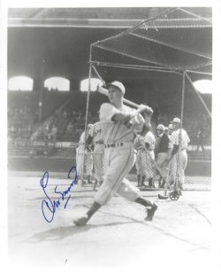 AUTOGRAPHED LES MOSS 8X10 St. Louis Browns Photo