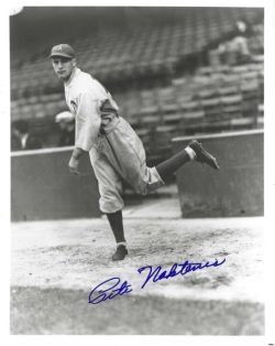 AUTOGRAPHED PETE NAKTENIS 8X10 Philadelphia A's Photo