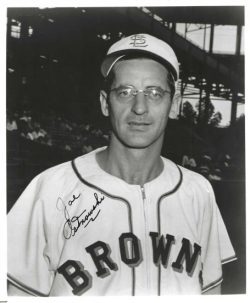 AUTOGRAPHED JOE OSTROWSKI 8X10 St. Louis Browns Photo