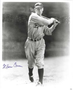 AUTOGRAPHED MARV OWEN 8X10 Detroit Tigers Photo