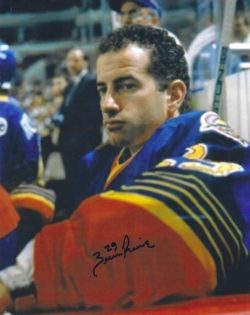 Autographed BRUCE RACINE 8X10 St. Louis Blues Photo