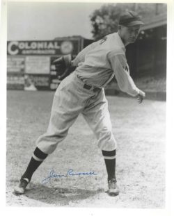 AUTOGRAPHED JACK RUSSELL 8X10 Washington Senators Photo
