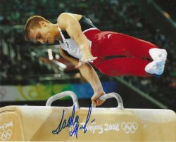 Autographed Alexander "Sasha" Artemev 8x10 Photo - Olympic Gymnast