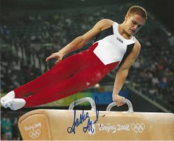 Autographed Alexander "Sasha" Artemev 8x10 Photo - Olympic Gymnast