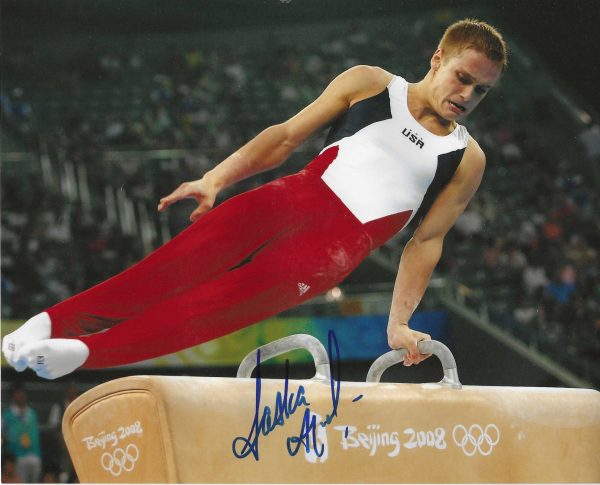 Autographed Alexander "Sasha" Artemev 8x10 Photo - Olympic Gymnast