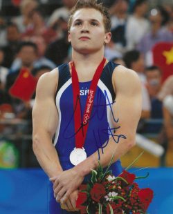 Autographed JONATHAN HORTON 8x10 Photo - Olympic Gymnast
