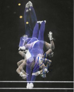 Autographed JONATHAN HORTON 8x10 Photo - Olympic Gymnast