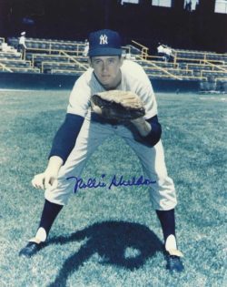 AUTOGRAPHED ROLLIE SHELDON 8x10 New York Yankees Photo