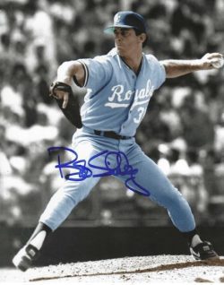 AUTOGRAPHED BOB SHIRLEY 8X10 Kansas City Royals photo